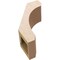Ekena Millwork 5-inch W x 10-inch D x 14-inch H Legacy Rough Cedar Woodgrain TimberThane Knee Brace, Primed BRCUR05X10X14LECRCPR - alternate 6